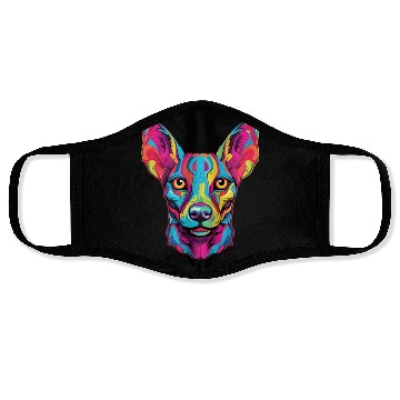 Discover Watercolor Colorful Peruvian Inca Orchid Face Masks