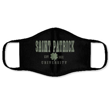 Discover Saint Patrick University Face Masks