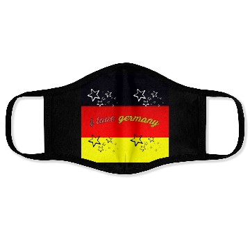 Discover i love germany Face Masks