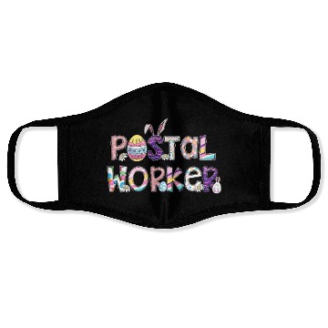 Discover Easter Postal Worker Life Easter Day Party Face Masks
