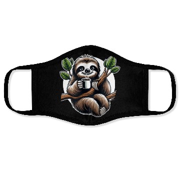 Discover Relaxing Sloth Coffee Lover Fun for a Sloth Face Masks