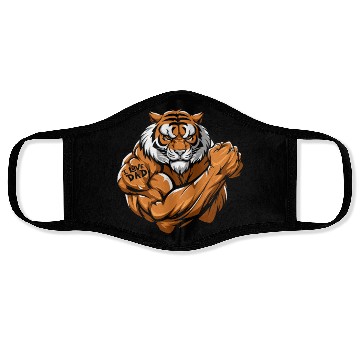Discover Tiger I Love Dad Face Masks