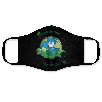 Discover Earth day 22 april Face Masks