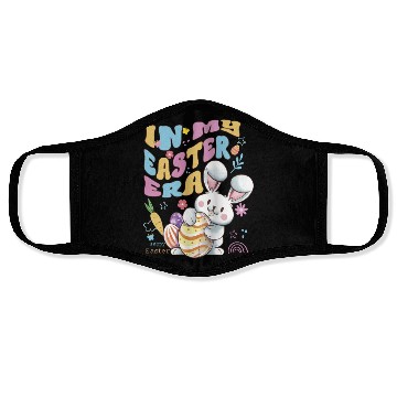 Discover In My Easter ERA - In My Bunny Era Happy Easter Face Masks