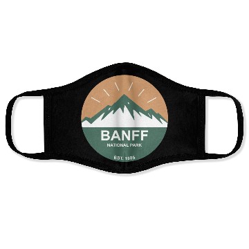 Discover Banff National Park Face Masks