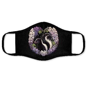 Discover Spring Skunk Lilacs Face Masks
