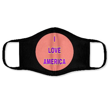 Discover I LOVE AMERICA SUPER QUALITY Face Masks