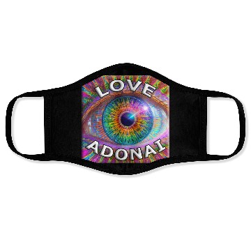Discover Eye (I) Love ADONAI Face Masks