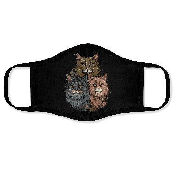 Discover Maine Cat Gang Face Masks