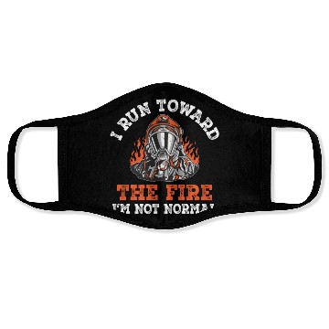 Discover Fire Firetruck Firefighter Fireman Firefighting Face Masks