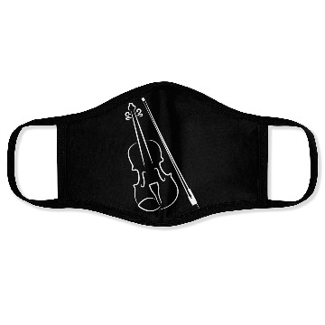 Discover Violin and Stick Sketch Face Masks