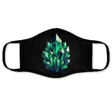 Discover Emerald Crystal Fragments Face Masks