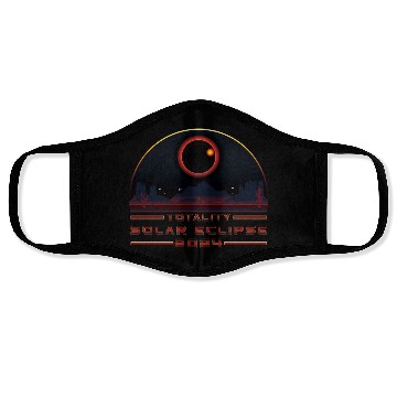 Discover Totality Solar Eclipse 2024 - Science Face Masks