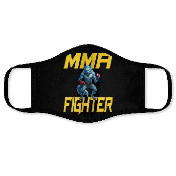 Discover MMA Werewolf - Cool MMA Fighter Design Face Masks