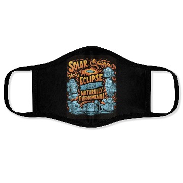 Discover Solar Eclipse 2024 Naturally Phenomenal Face Masks