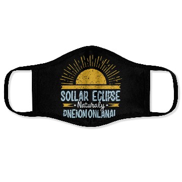 Discover Solar Eclipse 2024 Naturally Phenomenal Face Masks