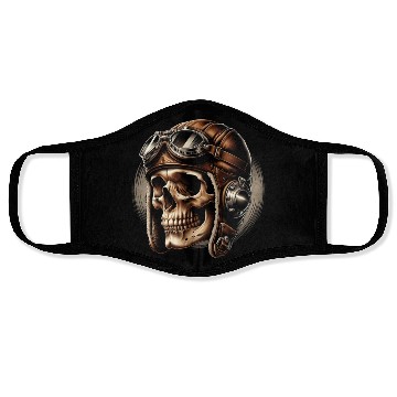 Discover Retro Flight Skull Face Masks