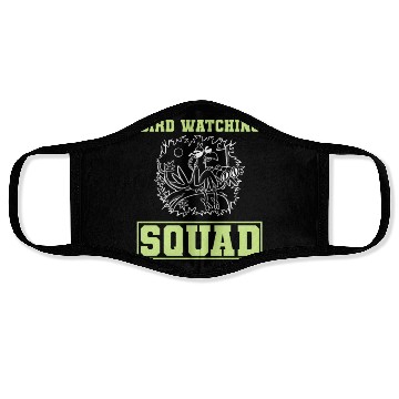 Discover Funny Bird Watcher Ornithologist Face Masks