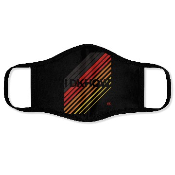 Discover Idkhow Merch Razzmatazz Stripe Face Masks
