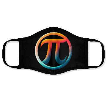 Discover Pi Day Nerd Geek Love Math Pi Symbol Kids Men Face Masks