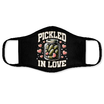 Discover Pickle Lover Funny Pickle Dill pickle Pickled Face Masks
