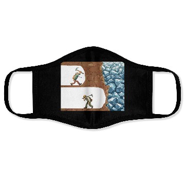 Discover Funny Keep Gambling inspirational Meme Sarcastic Face Masks