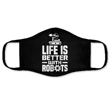 Discover Funny Robotics Robot Engineering Programming Face Masks