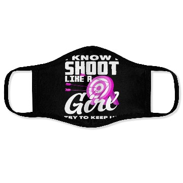 Discover Women Archer Archery Face Masks