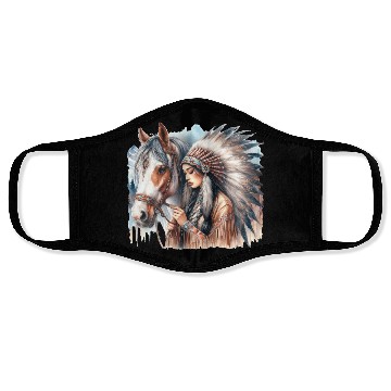 Discover My Horse Friend Face Masks