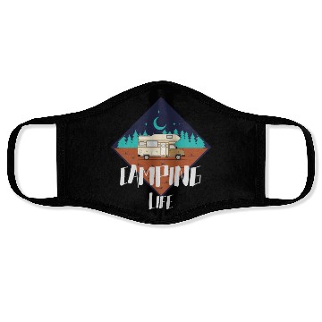 Discover CAMPING LIFE (pd119) Face Masks