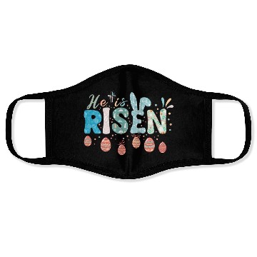 Discover He Is Risen Easter Celebration Theme Face Masks