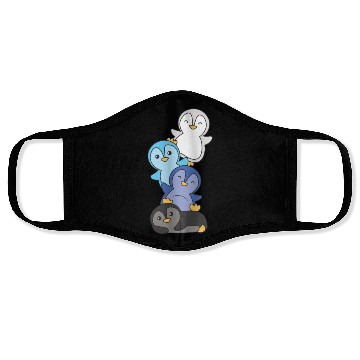 Discover Transmasc Flag Pride Lgbtq Cute Penguin Face Masks