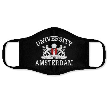 Discover Amsterdam University Emblem A Legacy of Excellence Face Masks