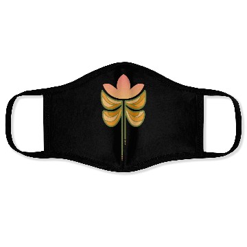Discover Spring butterfly flower Face Masks