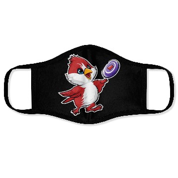 Discover Cardinal Frisbee Fun: Vibrant Cardinal Design for Face Masks