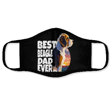 Discover BEST BEAGLE DAD EVER Face Masks