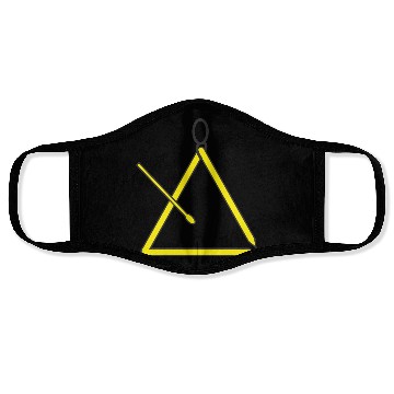 Discover Triangle music instrument for orchestra Face Masks