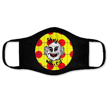 Discover Stay Weird Face Masks