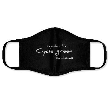 Discover Freedom life Cycle green Yardside Face Masks