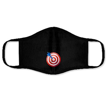 Discover Archery Targets Archer Bullseye Shooting Sport Face Masks