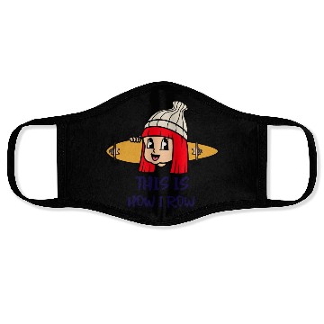 Discover This is how I row Face Masks