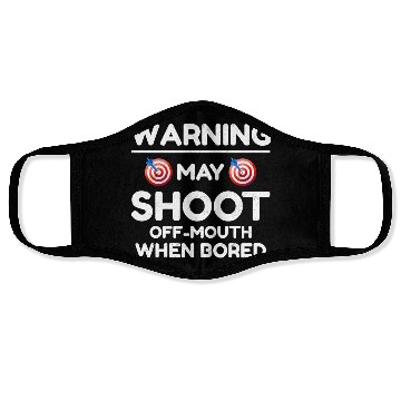 Discover Archery Targets Archer Bullseye Shooting Sport Face Masks