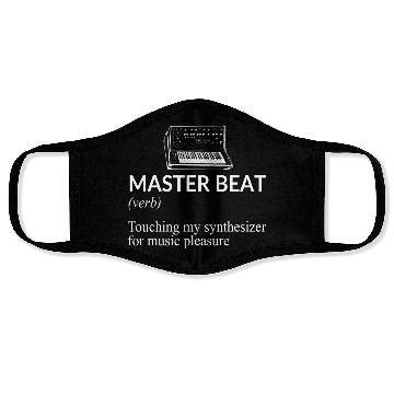 Discover Master Beat Funny Music Producer Face Masks