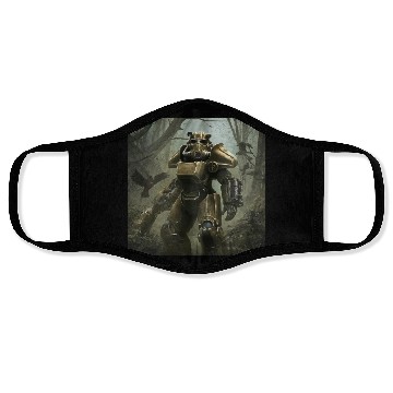 Discover The Robot No.2 Face Masks