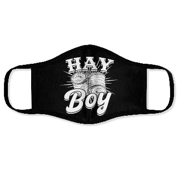 Discover Hay Bale Farming Hay Boy Face Masks