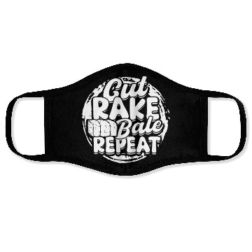 Discover Hay Bale Farming Cut Rake Bale Repeat Face Masks