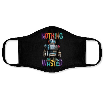 Discover Nothing Wasted Robot Face Masks