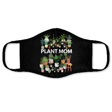 Discover Plant Mom Face Masks