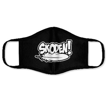 Discover Skoden Native American slang funny rez dog Face Masks