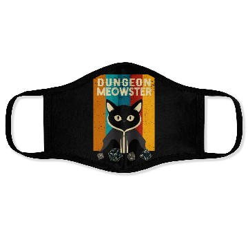 Discover Dungeon Meowster Face Masks